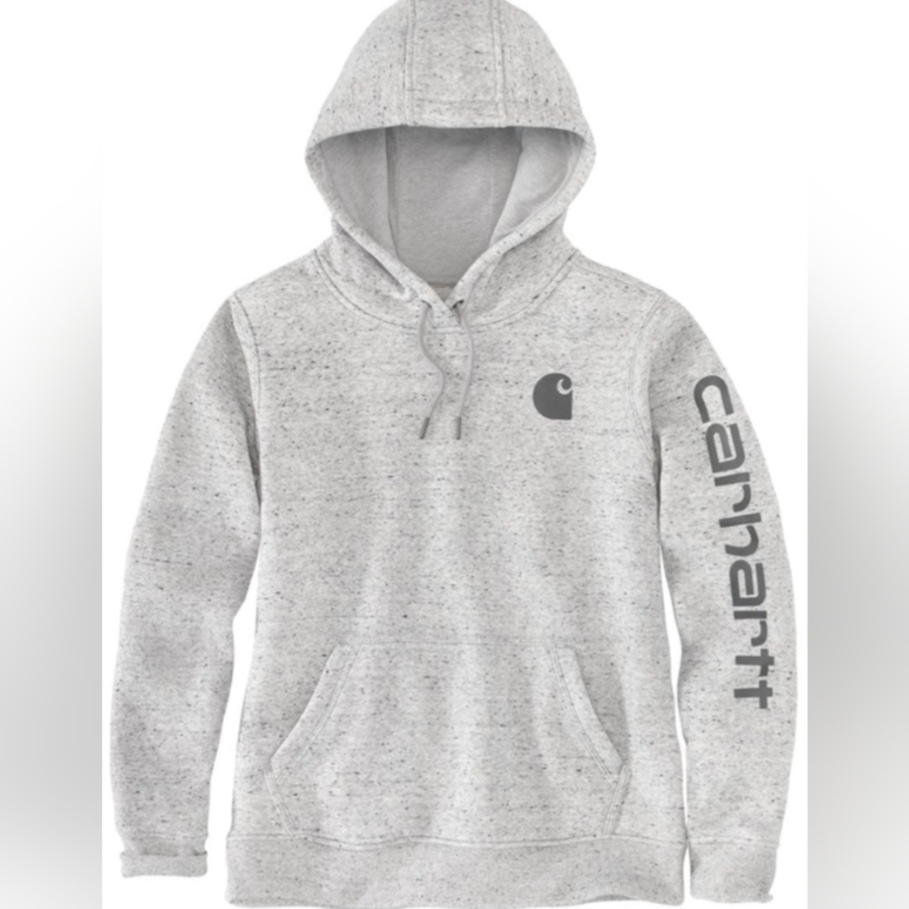 Carhartt Clarksburg Graphic Sleeve Hoodie Sweatshirt Size L MSRP $59.99 - Picture 1 of 9